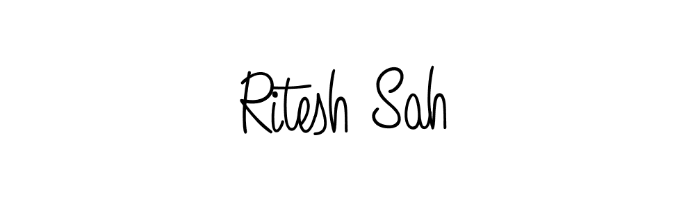 Best and Professional Signature Style for Ritesh Sah. Angelique-Rose-font-FFP Best Signature Style Collection. Ritesh Sah signature style 5 images and pictures png