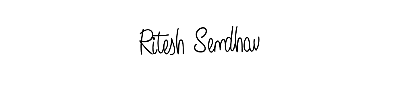 Once you've used our free online signature maker to create your best signature Angelique-Rose-font-FFP style, it's time to enjoy all of the benefits that Ritesh Sendhav name signing documents. Ritesh Sendhav signature style 5 images and pictures png