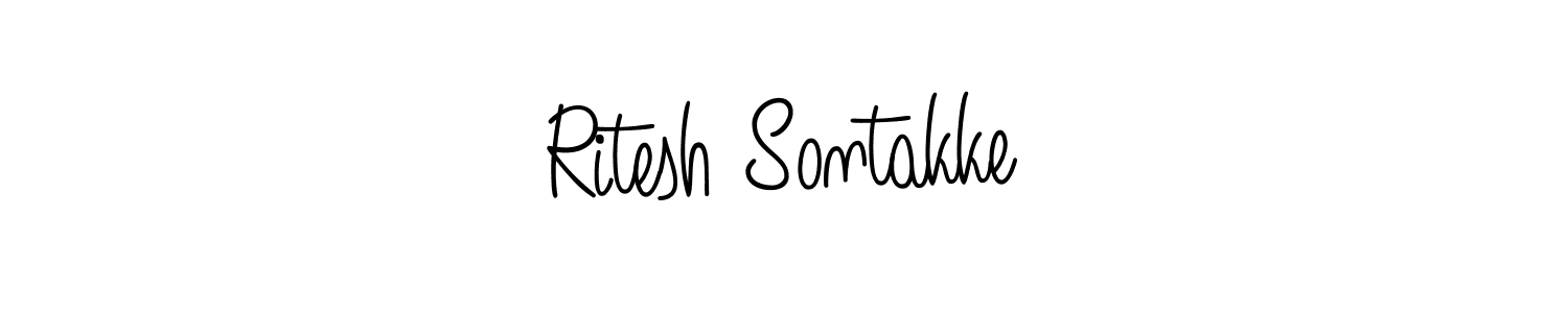 Once you've used our free online signature maker to create your best signature Angelique-Rose-font-FFP style, it's time to enjoy all of the benefits that Ritesh Sontakke name signing documents. Ritesh Sontakke signature style 5 images and pictures png