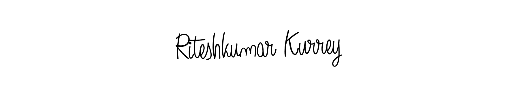 How to Draw Riteshkumar Kurrey signature style? Angelique-Rose-font-FFP is a latest design signature styles for name Riteshkumar Kurrey. Riteshkumar Kurrey signature style 5 images and pictures png