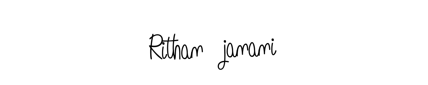 Similarly Angelique-Rose-font-FFP is the best handwritten signature design. Signature creator online .You can use it as an online autograph creator for name Rithan♡janani. Rithan♡janani signature style 5 images and pictures png
