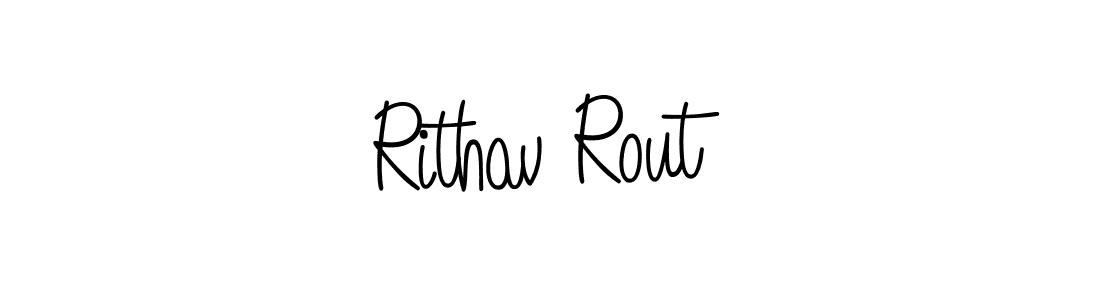 Make a beautiful signature design for name Rithav Rout. Use this online signature maker to create a handwritten signature for free. Rithav Rout signature style 5 images and pictures png