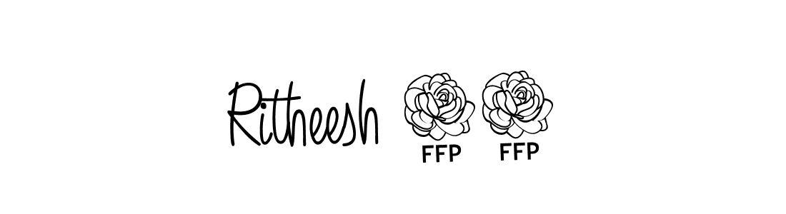 Also we have Ritheesh 07 name is the best signature style. Create professional handwritten signature collection using Angelique-Rose-font-FFP autograph style. Ritheesh 07 signature style 5 images and pictures png
