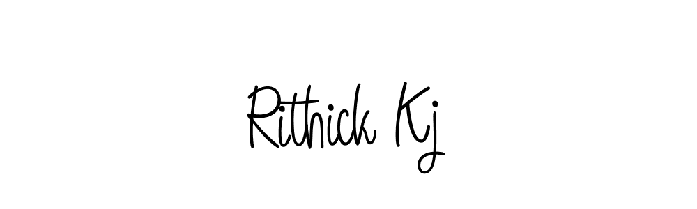 Here are the top 10 professional signature styles for the name Rithick Kj. These are the best autograph styles you can use for your name. Rithick Kj signature style 5 images and pictures png