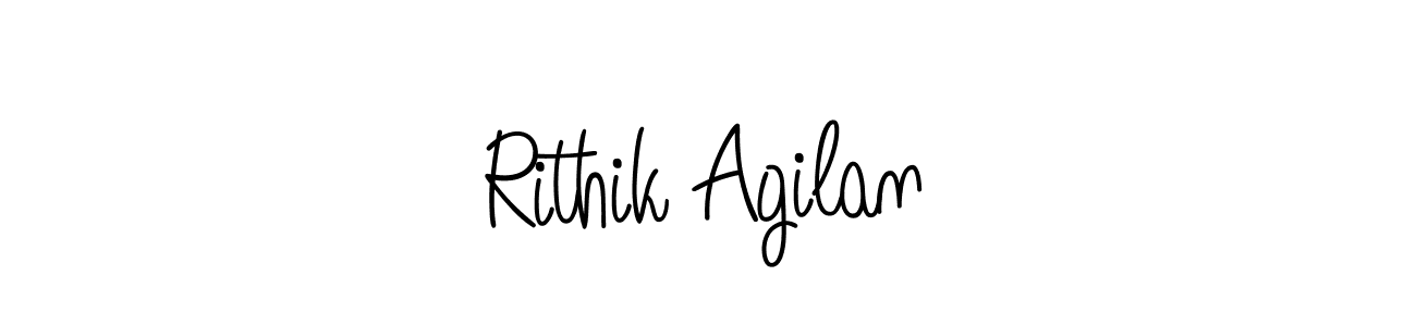 Here are the top 10 professional signature styles for the name Rithik Agilan. These are the best autograph styles you can use for your name. Rithik Agilan signature style 5 images and pictures png