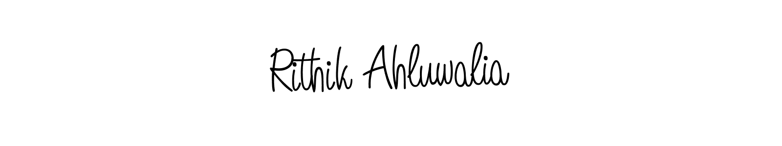 Create a beautiful signature design for name Rithik Ahluwalia. With this signature (Angelique-Rose-font-FFP) fonts, you can make a handwritten signature for free. Rithik Ahluwalia signature style 5 images and pictures png