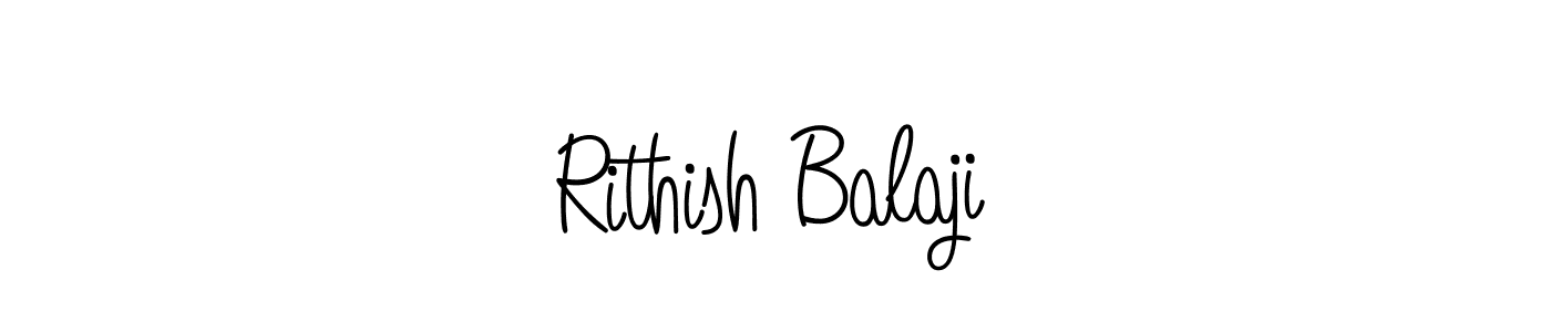 You can use this online signature creator to create a handwritten signature for the name Rithish Balaji. This is the best online autograph maker. Rithish Balaji signature style 5 images and pictures png