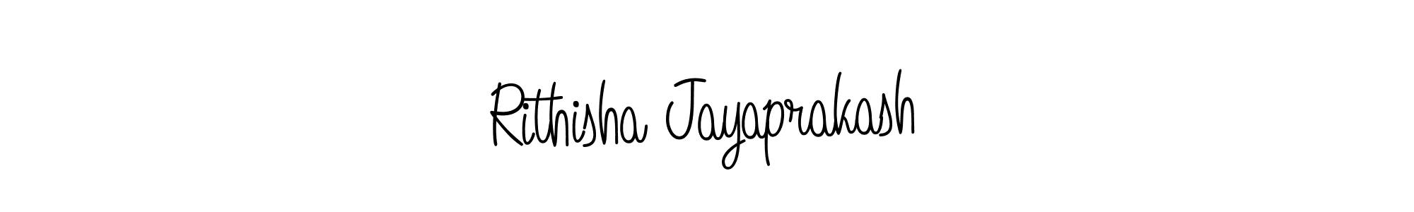 This is the best signature style for the Rithisha Jayaprakash name. Also you like these signature font (Angelique-Rose-font-FFP). Mix name signature. Rithisha Jayaprakash signature style 5 images and pictures png