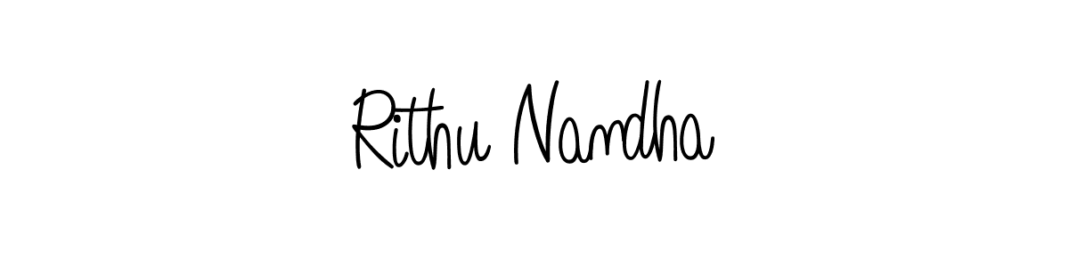 Make a beautiful signature design for name Rithu Nandha. Use this online signature maker to create a handwritten signature for free. Rithu Nandha signature style 5 images and pictures png