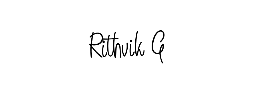 Best and Professional Signature Style for Rithvik G. Angelique-Rose-font-FFP Best Signature Style Collection. Rithvik G signature style 5 images and pictures png