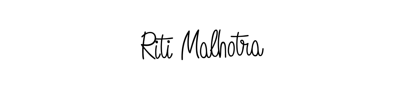 How to make Riti Malhotra signature? Angelique-Rose-font-FFP is a professional autograph style. Create handwritten signature for Riti Malhotra name. Riti Malhotra signature style 5 images and pictures png