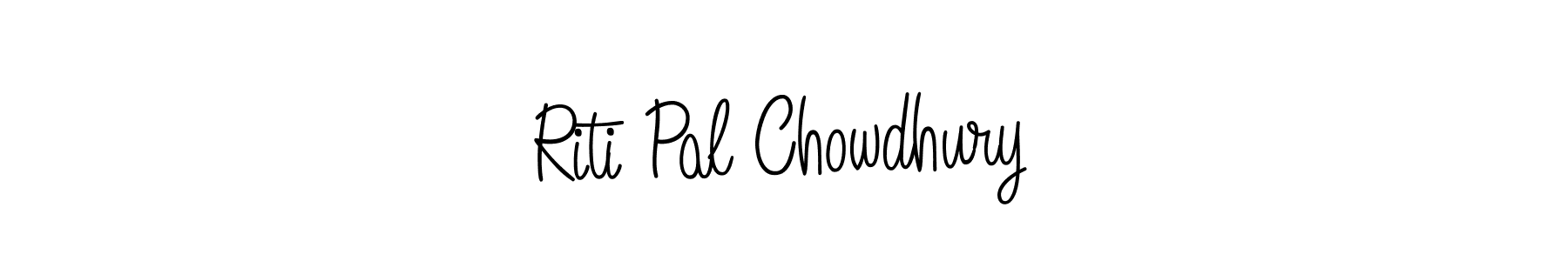 You should practise on your own different ways (Angelique-Rose-font-FFP) to write your name (Riti Pal Chowdhury) in signature. don't let someone else do it for you. Riti Pal Chowdhury signature style 5 images and pictures png