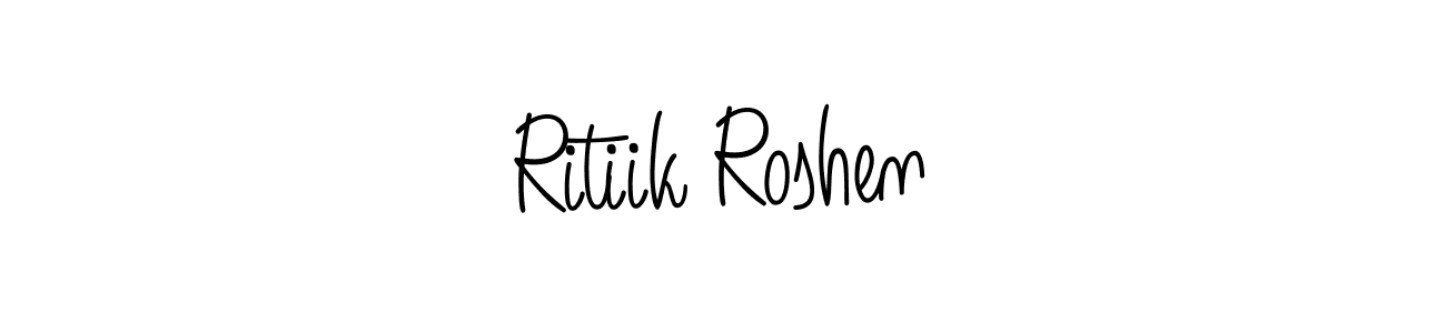 Once you've used our free online signature maker to create your best signature Angelique-Rose-font-FFP style, it's time to enjoy all of the benefits that Ritiik Roshen name signing documents. Ritiik Roshen signature style 5 images and pictures png