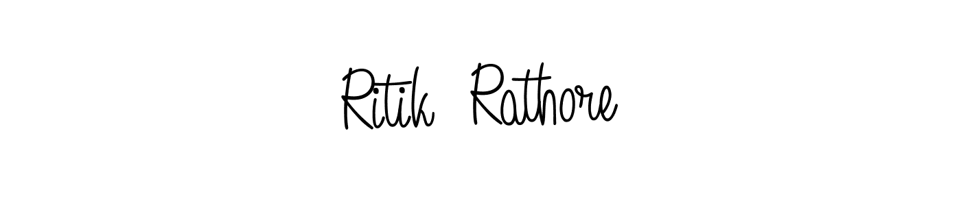 Also You can easily find your signature by using the search form. We will create Ritik  Rathore name handwritten signature images for you free of cost using Angelique-Rose-font-FFP sign style. Ritik  Rathore signature style 5 images and pictures png