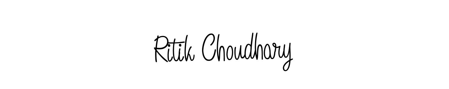 if you are searching for the best signature style for your name Ritik Choudhary. so please give up your signature search. here we have designed multiple signature styles  using Angelique-Rose-font-FFP. Ritik Choudhary signature style 5 images and pictures png