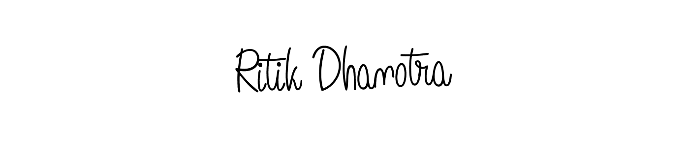You can use this online signature creator to create a handwritten signature for the name Ritik Dhanotra. This is the best online autograph maker. Ritik Dhanotra signature style 5 images and pictures png