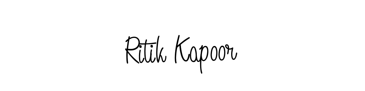 It looks lik you need a new signature style for name Ritik Kapoor. Design unique handwritten (Angelique-Rose-font-FFP) signature with our free signature maker in just a few clicks. Ritik Kapoor signature style 5 images and pictures png