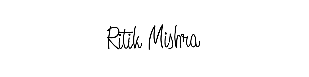 Ritik Mishra stylish signature style. Best Handwritten Sign (Angelique-Rose-font-FFP) for my name. Handwritten Signature Collection Ideas for my name Ritik Mishra. Ritik Mishra signature style 5 images and pictures png