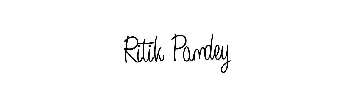 You should practise on your own different ways (Angelique-Rose-font-FFP) to write your name (Ritik Pandey) in signature. don't let someone else do it for you. Ritik Pandey signature style 5 images and pictures png