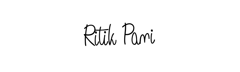 Ritik Pani stylish signature style. Best Handwritten Sign (Angelique-Rose-font-FFP) for my name. Handwritten Signature Collection Ideas for my name Ritik Pani. Ritik Pani signature style 5 images and pictures png