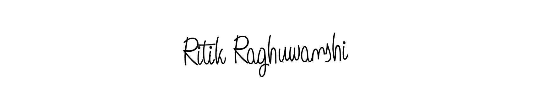 Design your own signature with our free online signature maker. With this signature software, you can create a handwritten (Angelique-Rose-font-FFP) signature for name Ritik Raghuwanshi. Ritik Raghuwanshi signature style 5 images and pictures png