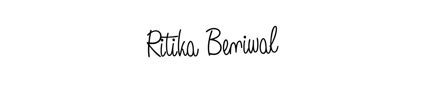 It looks lik you need a new signature style for name Ritika Beniwal. Design unique handwritten (Angelique-Rose-font-FFP) signature with our free signature maker in just a few clicks. Ritika Beniwal signature style 5 images and pictures png