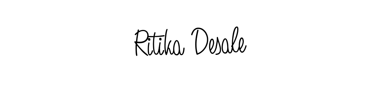 Make a short Ritika Desale signature style. Manage your documents anywhere anytime using Angelique-Rose-font-FFP. Create and add eSignatures, submit forms, share and send files easily. Ritika Desale signature style 5 images and pictures png