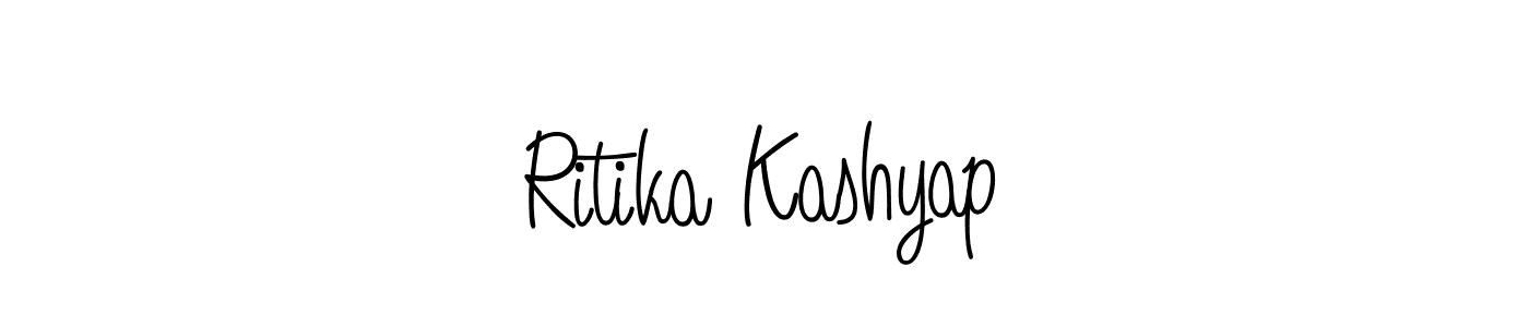 It looks lik you need a new signature style for name Ritika Kashyap. Design unique handwritten (Angelique-Rose-font-FFP) signature with our free signature maker in just a few clicks. Ritika Kashyap signature style 5 images and pictures png