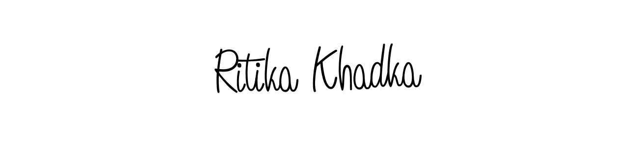 You can use this online signature creator to create a handwritten signature for the name Ritika Khadka. This is the best online autograph maker. Ritika Khadka signature style 5 images and pictures png