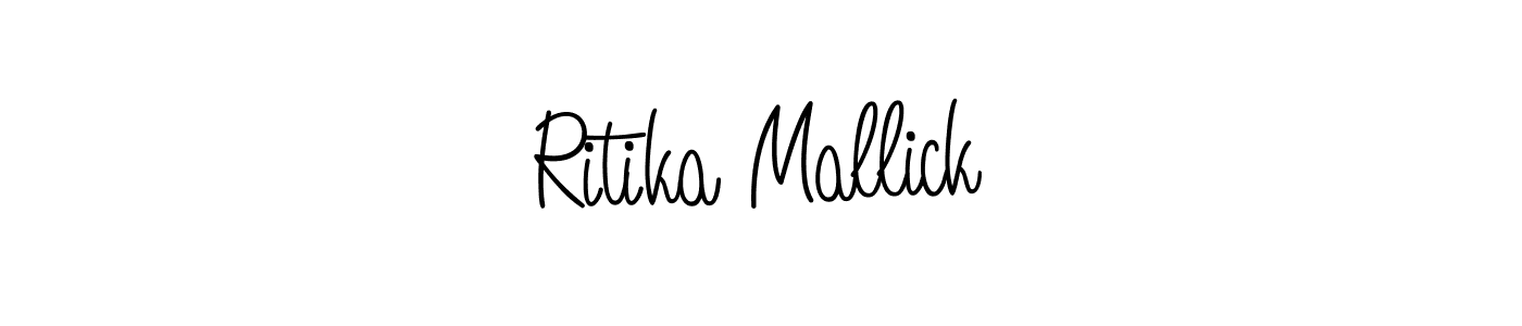 Angelique-Rose-font-FFP is a professional signature style that is perfect for those who want to add a touch of class to their signature. It is also a great choice for those who want to make their signature more unique. Get Ritika Mallick name to fancy signature for free. Ritika Mallick signature style 5 images and pictures png