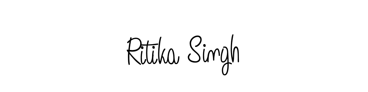 Create a beautiful signature design for name Ritika Singh. With this signature (Angelique-Rose-font-FFP) fonts, you can make a handwritten signature for free. Ritika Singh signature style 5 images and pictures png