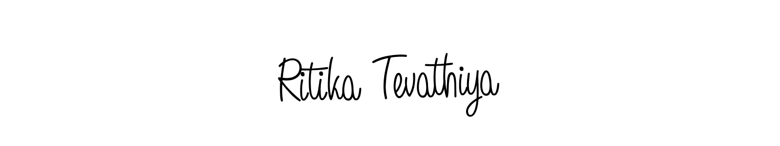 Make a beautiful signature design for name Ritika Tevathiya. Use this online signature maker to create a handwritten signature for free. Ritika Tevathiya signature style 5 images and pictures png