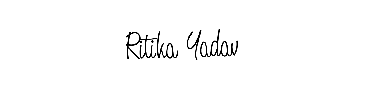 Similarly Angelique-Rose-font-FFP is the best handwritten signature design. Signature creator online .You can use it as an online autograph creator for name Ritika Yadav. Ritika Yadav signature style 5 images and pictures png