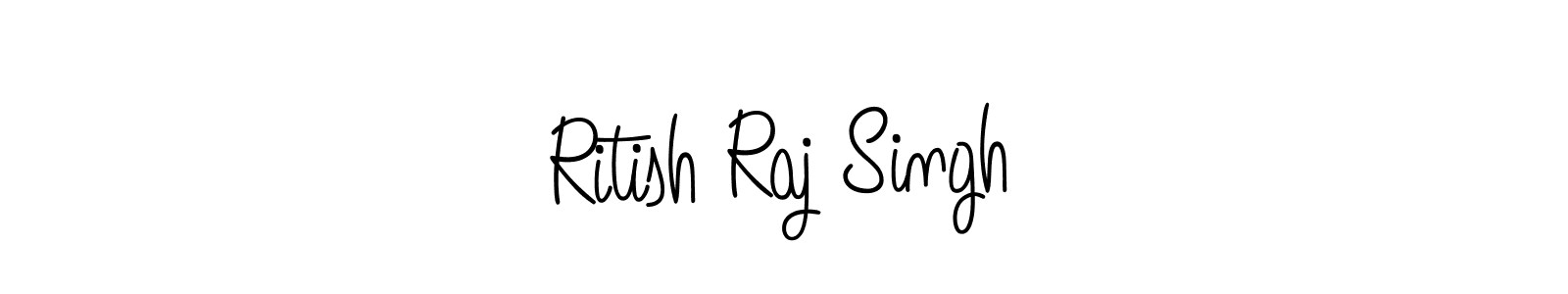 You should practise on your own different ways (Angelique-Rose-font-FFP) to write your name (Ritish Raj Singh) in signature. don't let someone else do it for you. Ritish Raj Singh signature style 5 images and pictures png