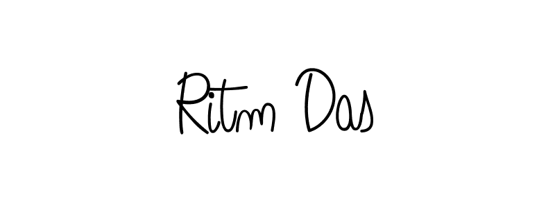 Also we have Ritm Das name is the best signature style. Create professional handwritten signature collection using Angelique-Rose-font-FFP autograph style. Ritm Das signature style 5 images and pictures png