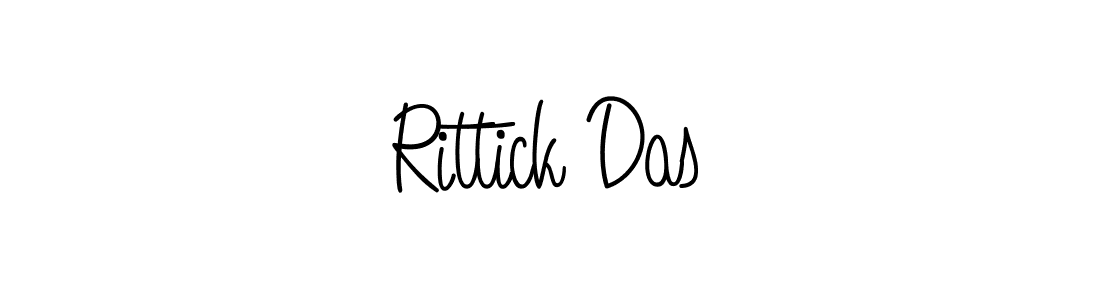The best way (Angelique-Rose-font-FFP) to make a short signature is to pick only two or three words in your name. The name Rittick Das include a total of six letters. For converting this name. Rittick Das signature style 5 images and pictures png