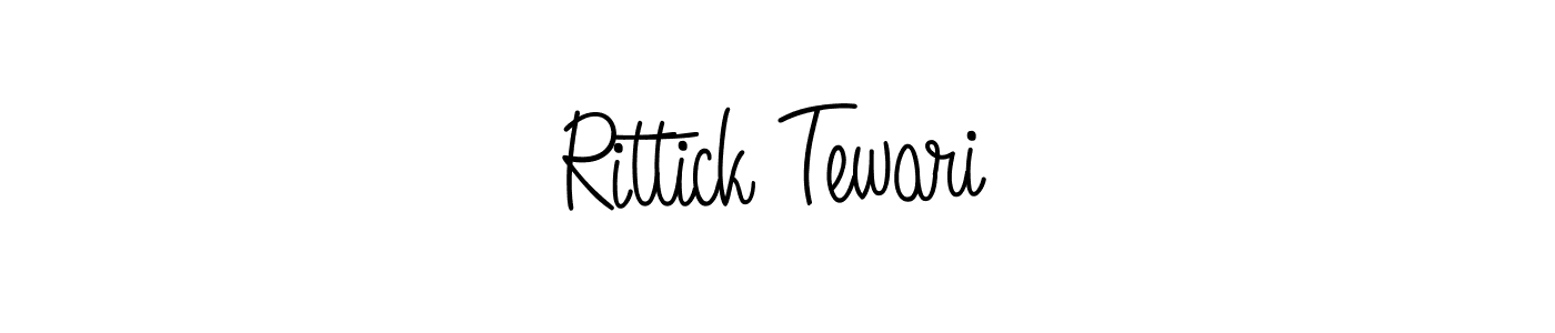 Make a beautiful signature design for name Rittick Tewari. Use this online signature maker to create a handwritten signature for free. Rittick Tewari signature style 5 images and pictures png
