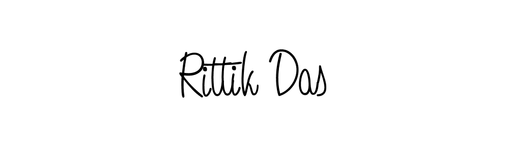 Design your own signature with our free online signature maker. With this signature software, you can create a handwritten (Angelique-Rose-font-FFP) signature for name Rittik Das. Rittik Das signature style 5 images and pictures png