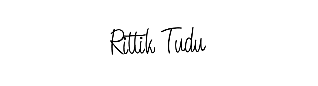 Check out images of Autograph of Rittik Tudu name. Actor Rittik Tudu Signature Style. Angelique-Rose-font-FFP is a professional sign style online. Rittik Tudu signature style 5 images and pictures png