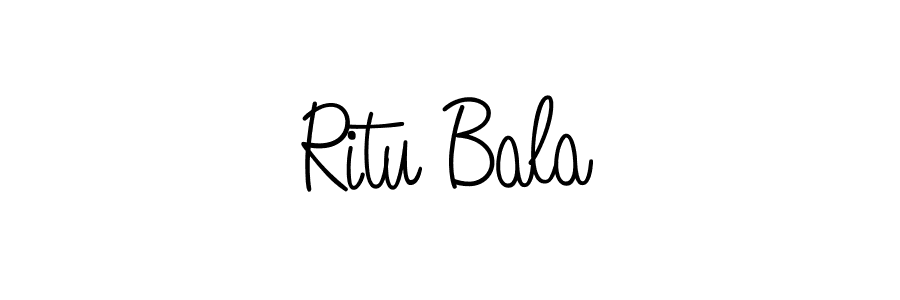 Make a beautiful signature design for name Ritu Bala. Use this online signature maker to create a handwritten signature for free. Ritu Bala signature style 5 images and pictures png