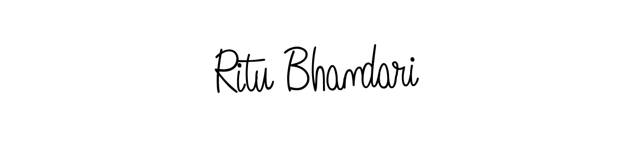How to Draw Ritu Bhandari signature style? Angelique-Rose-font-FFP is a latest design signature styles for name Ritu Bhandari. Ritu Bhandari signature style 5 images and pictures png