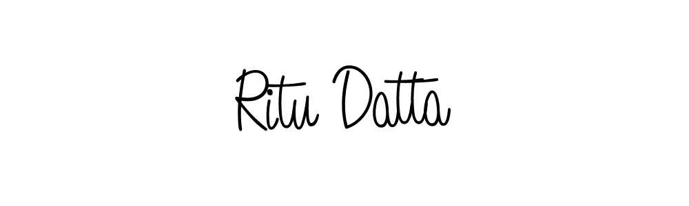 Angelique-Rose-font-FFP is a professional signature style that is perfect for those who want to add a touch of class to their signature. It is also a great choice for those who want to make their signature more unique. Get Ritu Datta name to fancy signature for free. Ritu Datta signature style 5 images and pictures png
