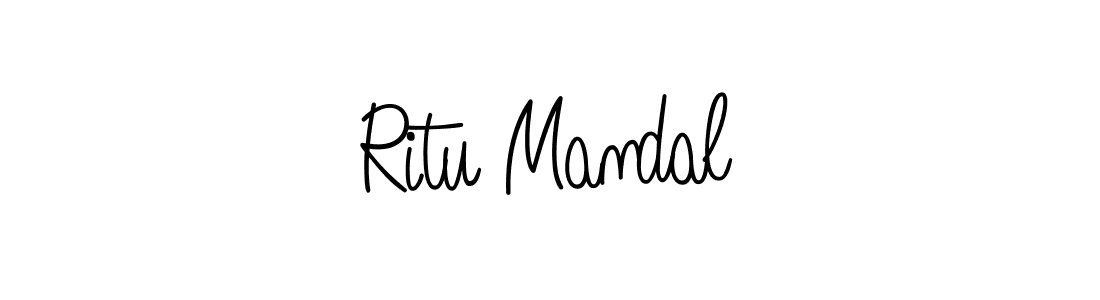 Create a beautiful signature design for name Ritu Mandal. With this signature (Angelique-Rose-font-FFP) fonts, you can make a handwritten signature for free. Ritu Mandal signature style 5 images and pictures png