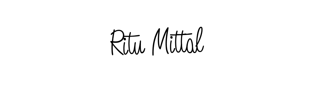 How to make Ritu Mittal signature? Angelique-Rose-font-FFP is a professional autograph style. Create handwritten signature for Ritu Mittal name. Ritu Mittal signature style 5 images and pictures png
