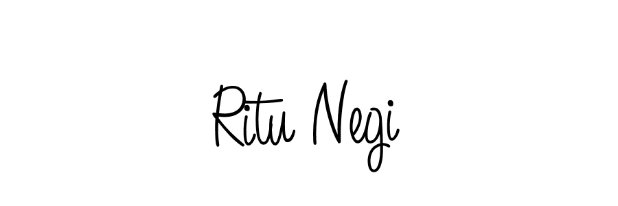 Ritu Negi stylish signature style. Best Handwritten Sign (Angelique-Rose-font-FFP) for my name. Handwritten Signature Collection Ideas for my name Ritu Negi. Ritu Negi signature style 5 images and pictures png