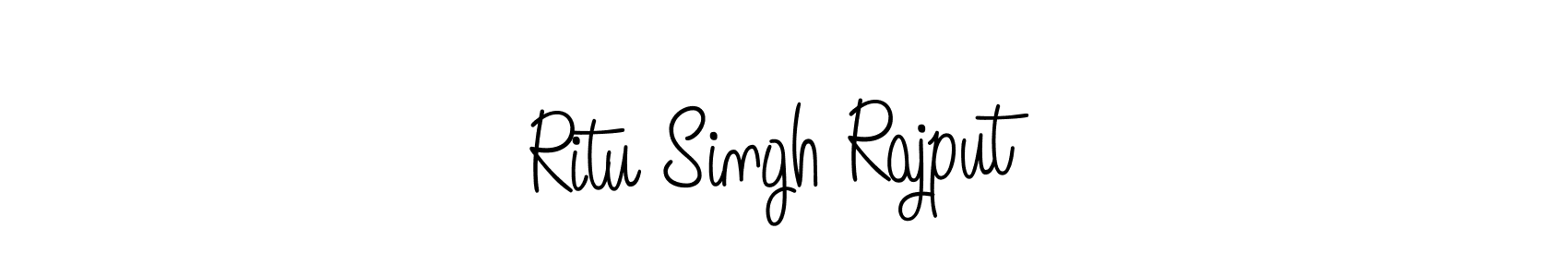 Also we have Ritu Singh Rajput name is the best signature style. Create professional handwritten signature collection using Angelique-Rose-font-FFP autograph style. Ritu Singh Rajput signature style 5 images and pictures png