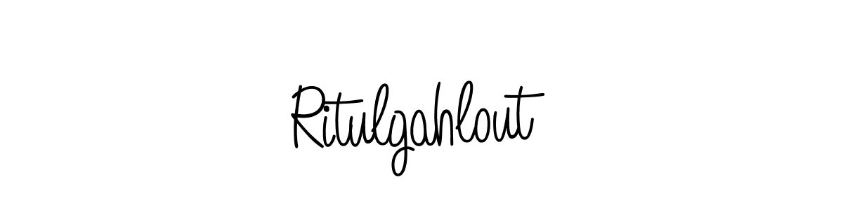 Similarly Angelique-Rose-font-FFP is the best handwritten signature design. Signature creator online .You can use it as an online autograph creator for name Ritulgahlout. Ritulgahlout signature style 5 images and pictures png