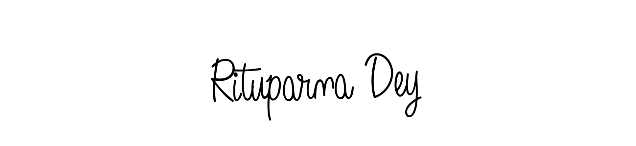 Rituparna Dey stylish signature style. Best Handwritten Sign (Angelique-Rose-font-FFP) for my name. Handwritten Signature Collection Ideas for my name Rituparna Dey. Rituparna Dey signature style 5 images and pictures png