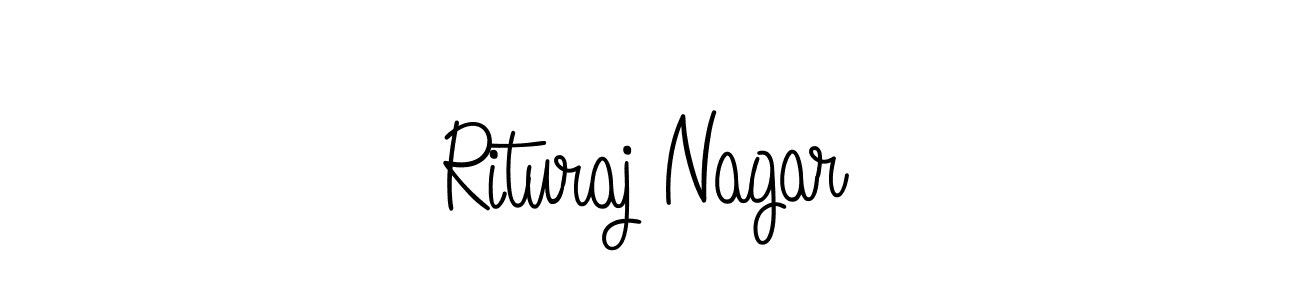 The best way (Angelique-Rose-font-FFP) to make a short signature is to pick only two or three words in your name. The name Rituraj Nagar include a total of six letters. For converting this name. Rituraj Nagar signature style 5 images and pictures png