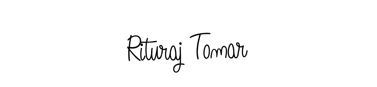 Make a beautiful signature design for name Rituraj Tomar. With this signature (Angelique-Rose-font-FFP) style, you can create a handwritten signature for free. Rituraj Tomar signature style 5 images and pictures png